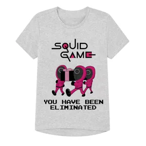 تی شرت آستین کوتاه پسرانه کد SHZ74 طوسی