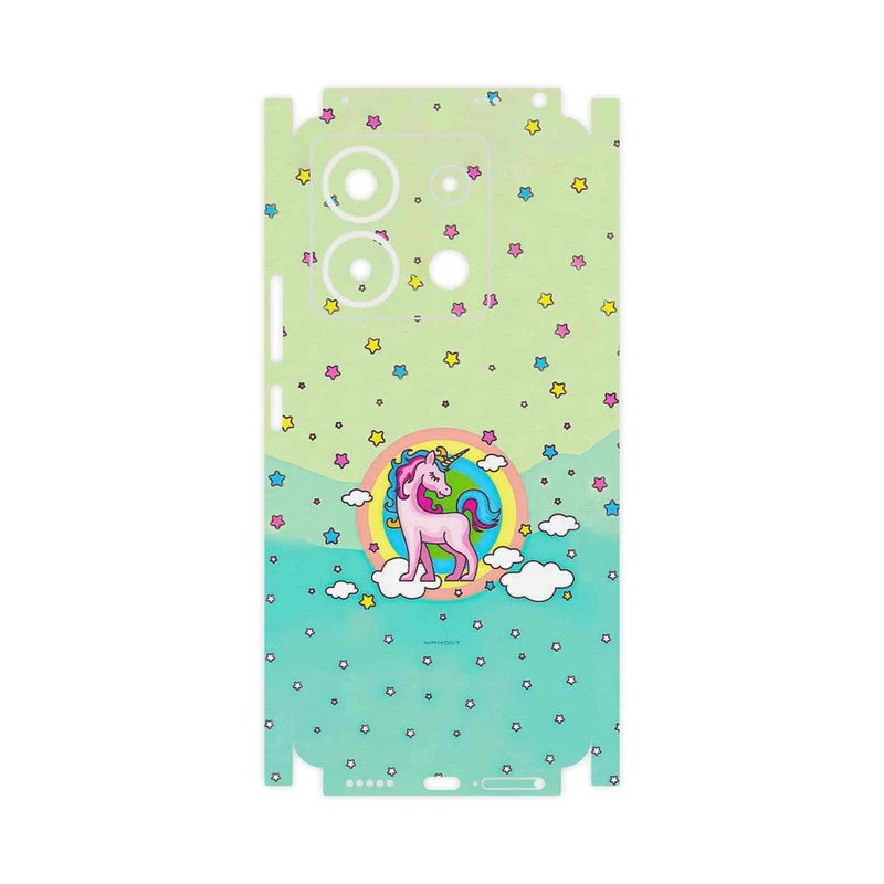 برچسب پوششی ماهوت مدل Rainbow unicorn adventure-FullSkin مناسب برای گوشی موبایل شیائومی Redmi Note 13 Pro 5G