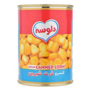 کنسرو ذرت شیرین دلوسه - 380 گرم 