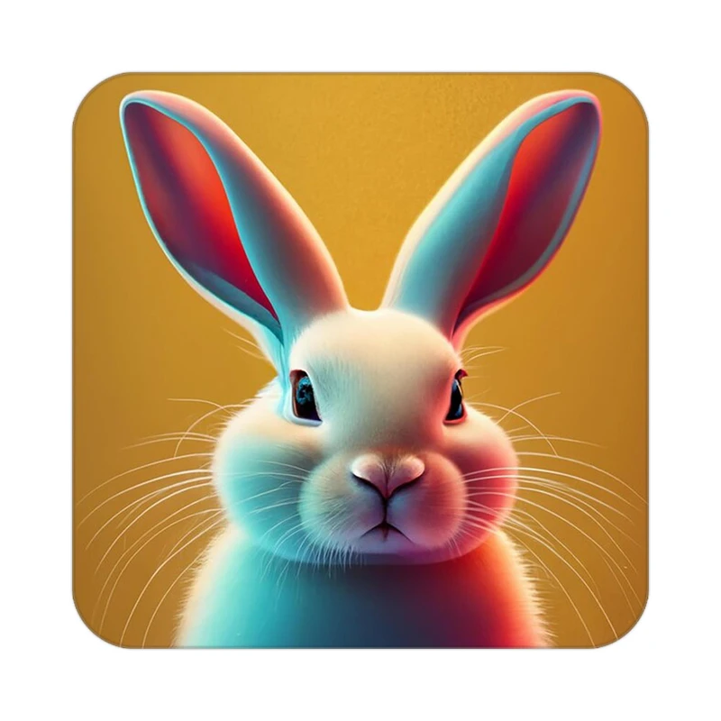 زیر لیوانی کاکتی طرح حیوانات رنگی مدل mp26723