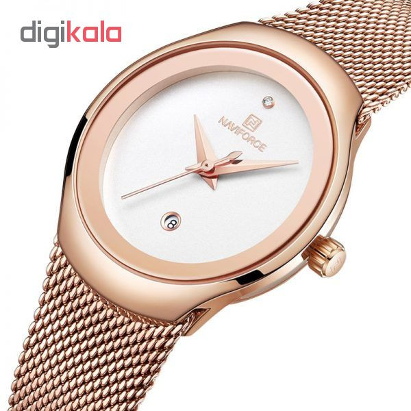 ساعت مچی عقربه ای زنانه نیوی فورس مدل NF5004/RGW ساعت مچی عقربه ای زنانه نیوی فورس مدل NF5004/RGW