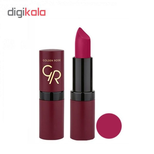 رژلب گلدن رز مدل Velvet شماره 19 رژلب گلدن رز مدل Velvet شماره 19