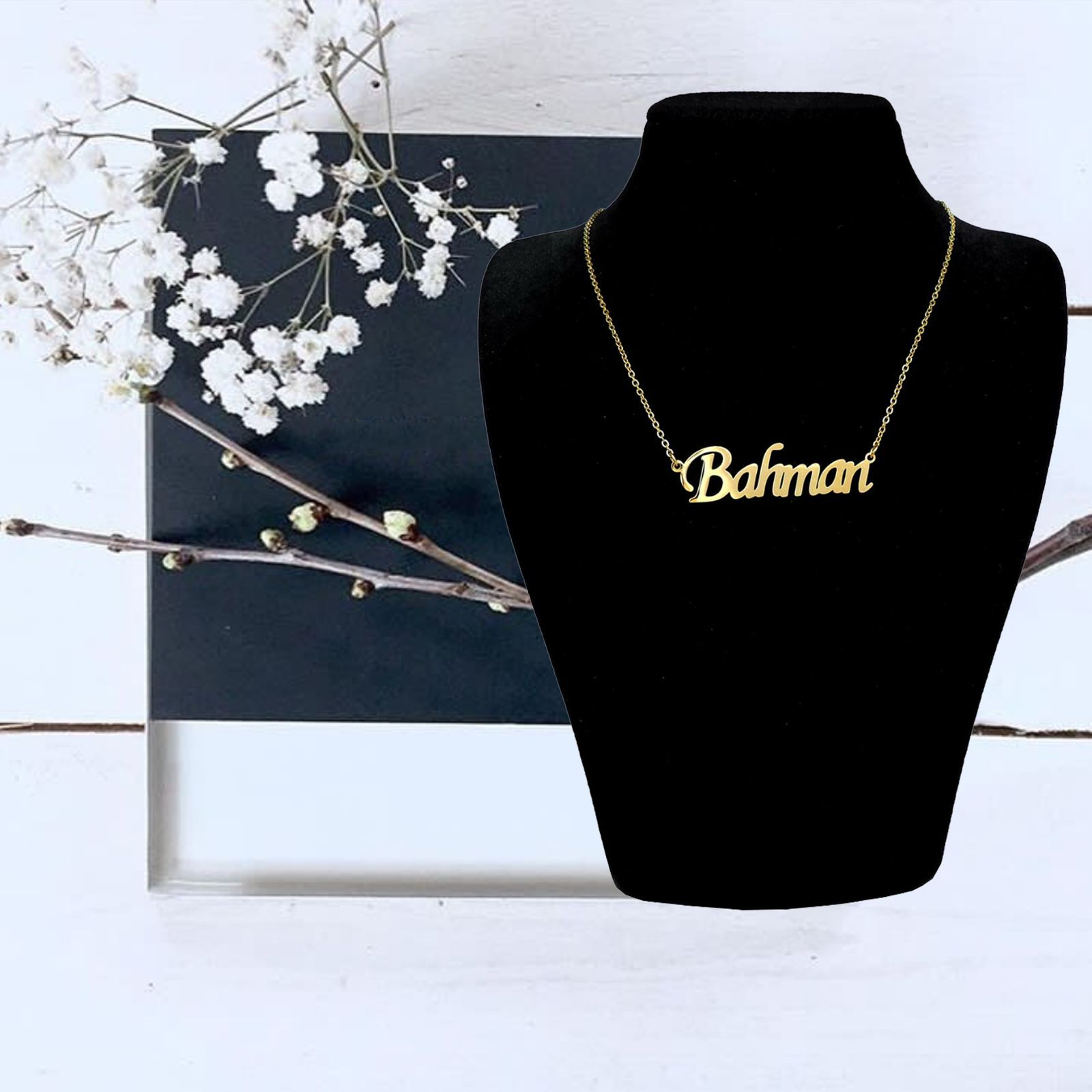 گردنبند نقره زنانه آی جواهر مدل بهمن کد N651 -  - 4
