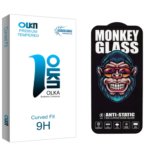 محافظ صفحه نمایش کولینگ مدل MonkeyG Olka مناسب برای گوشی موبایل اپل iphone 13 Pro