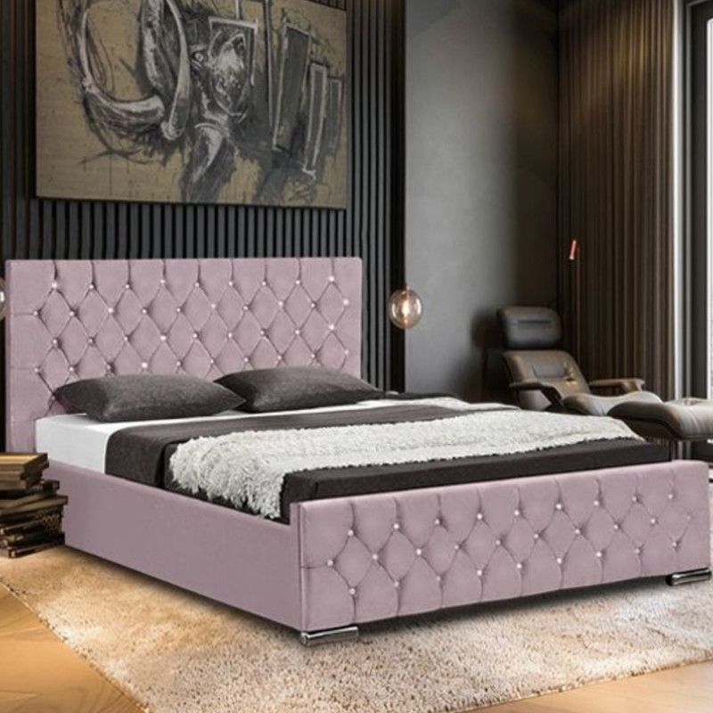 تخت خواب دونفره مدل حورا سایز 160×200 سانتی متر