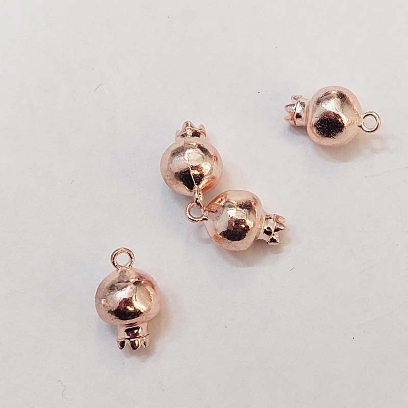 آویز دخترانه مدل انار طلایی کد 198 بسته 5 عددی