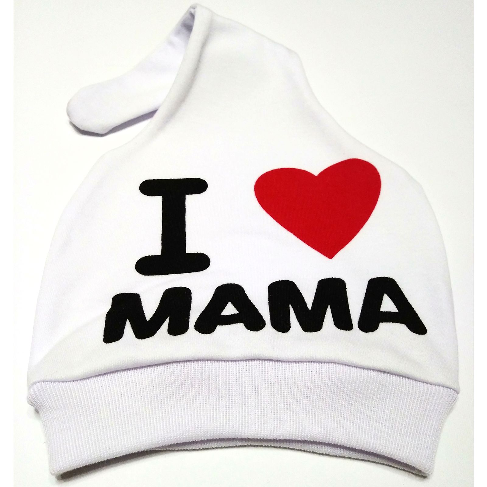 کلاه نوزادی طرح I Love Mama کد M334 -  - 3