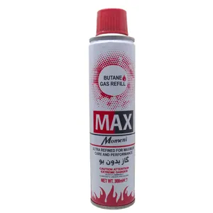 گاز فندک مکس مدل STN.300ml حجم 300 میلی لیتر