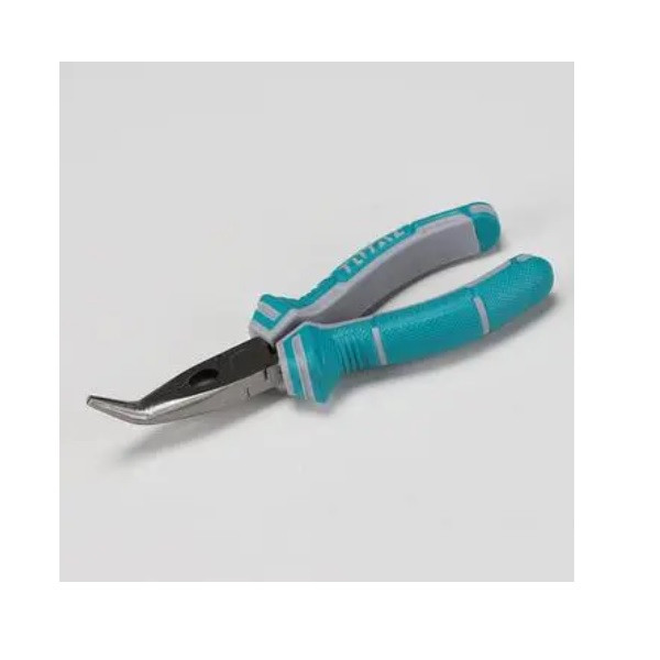 انبر دم باریک سر کج توتال مدل THT1466P سایز 6 اینچ