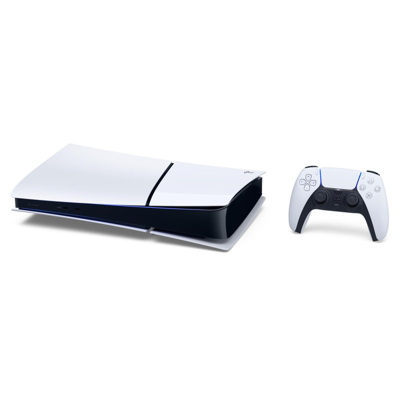 کنسول بازی سونی مدل PlayStation 5 Slim Digital Edition ظرفیت 825 گیگابایت ریجن CFI-2116 اروپا به همراه دسته اضافی و پایه شارژر