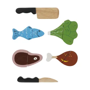 ست اسباب بازی آشپزخانه نیموچوبک مدل چوبی 