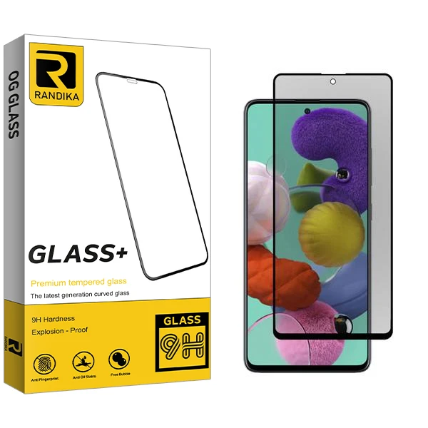 محافظ صفحه نمایش حریم شخصی راندیکا مدل RK مناسب برای گوشی موبایل سامسونگ Galaxy A51 4G