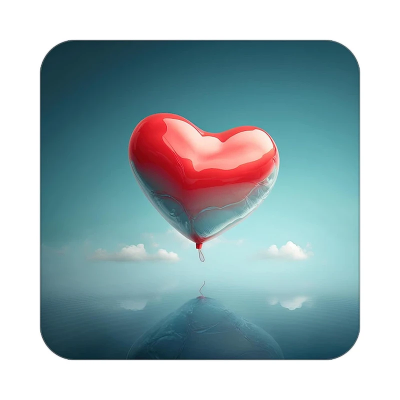 زیر لیوانی کاکتی طرح عاشقانه مدل mp38692