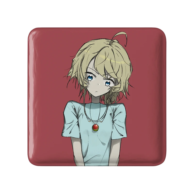 مگنت خندالو طرح تانیا انیمه یوجو سنکی مدل مربعی کد 34678