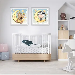 استیکر و تابلو کودک و نوزاد مدل N-107 مجموعه 2 عددی