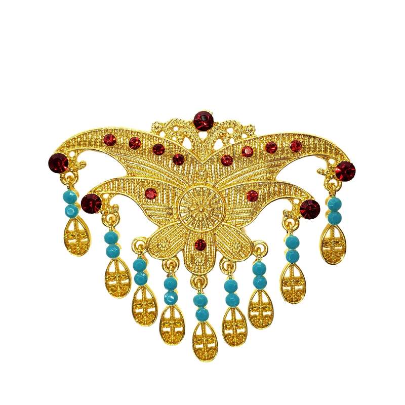 سنجاق سینه زنانه مدل تاج کد 9