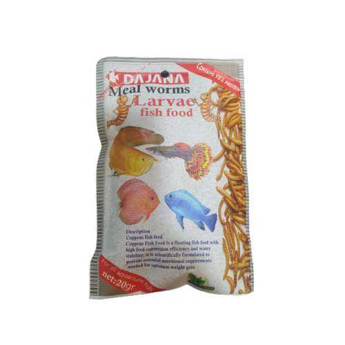 غذای ماهی داجانا مدل میلورم وزن ۲۰ گرم