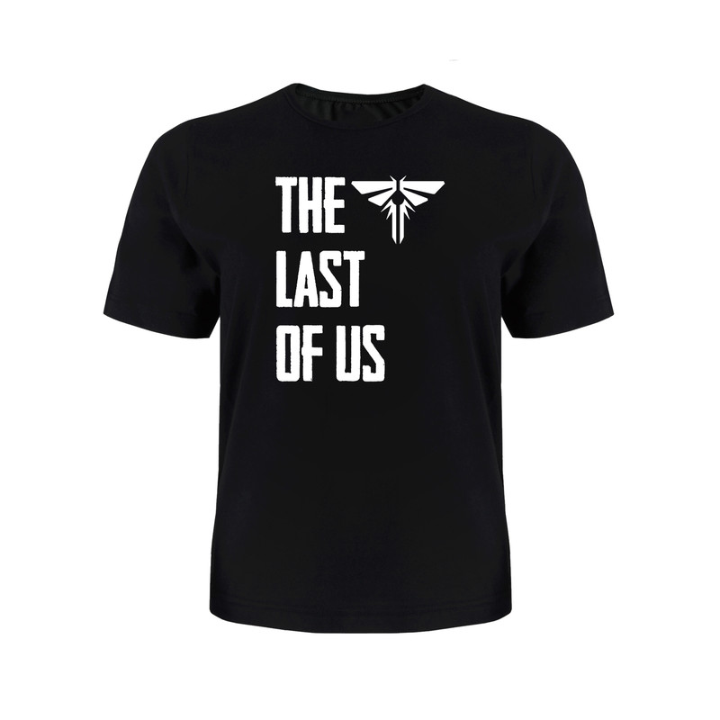 تی شرت آستین کوتاه پسرانه مدل THE LAST OF US کد P010 رنگ مشکی