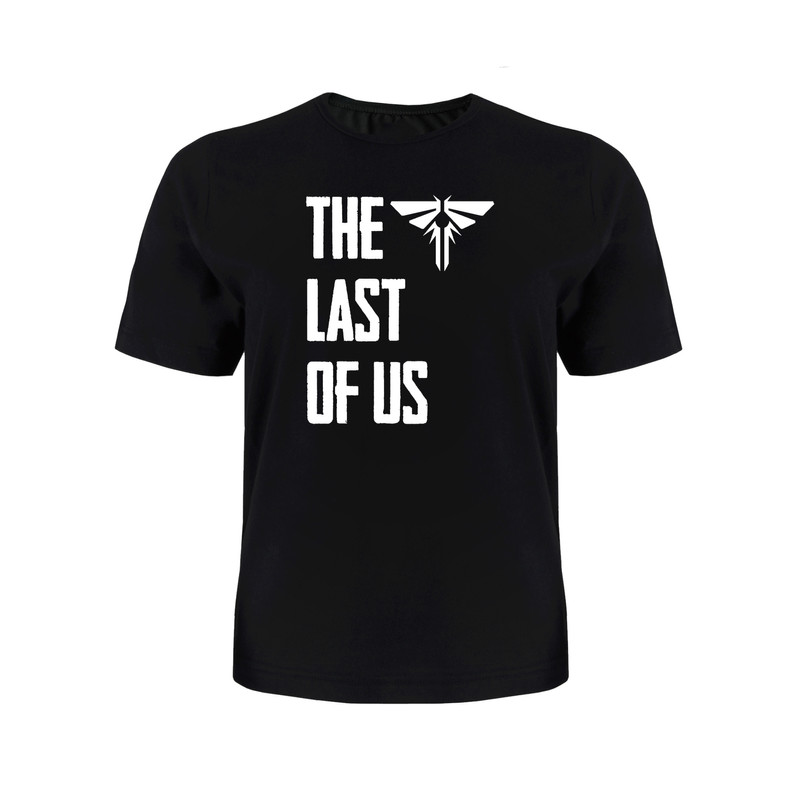 تی شرت آستین کوتاه دخترانه مدل THE LAST OF US کد P010 رنگ مشکی