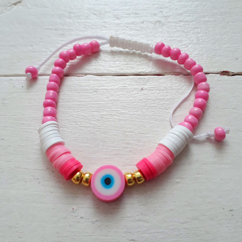 دستبند دخترانه مدل چشم کد 3