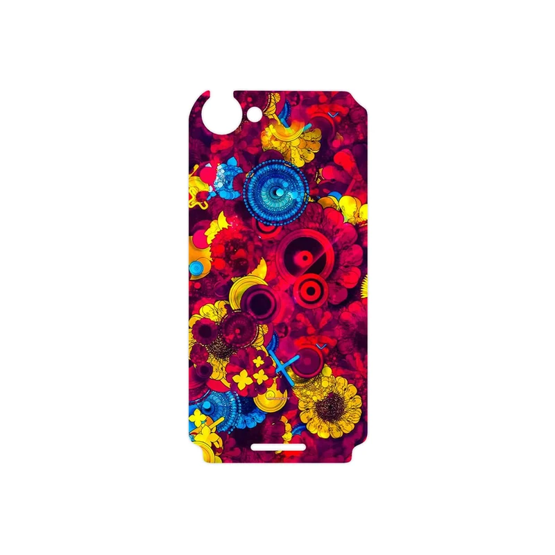 برچسب پوششی ماهوت مدل Vector Flower Garden Digital Art مناسب برای گوشی موبایل سونی Xperia L