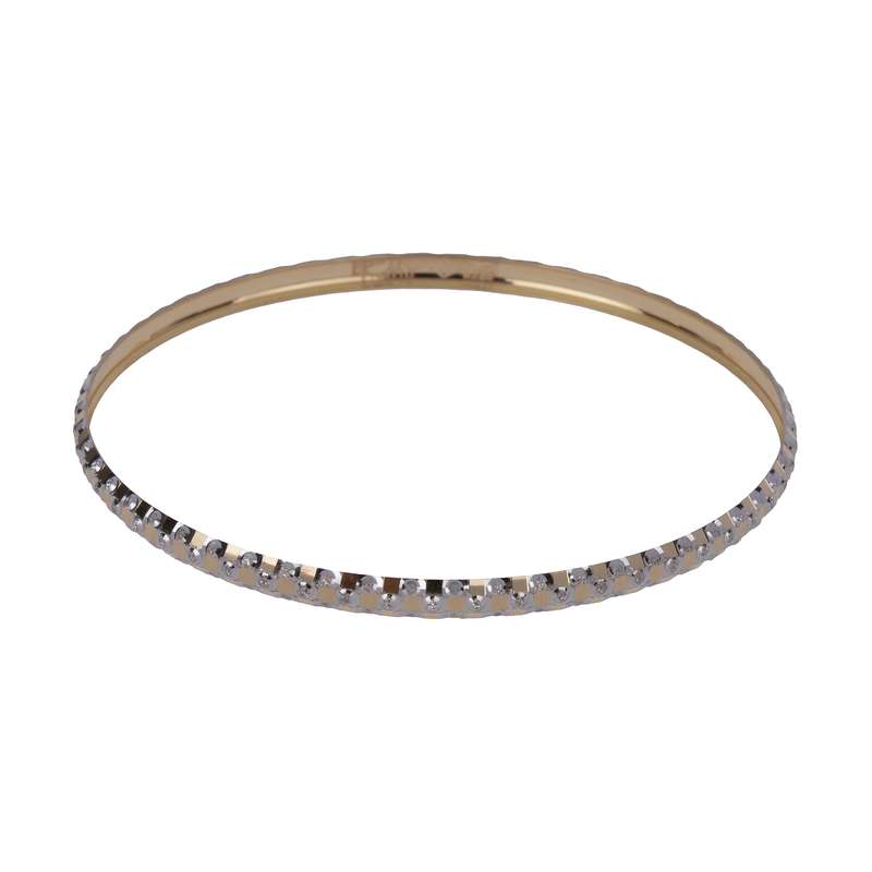 النگو طلا 18 عیار زنانه مدل AL43-W-2 النگو طلا 18 عیار زنانه مدل AL43-W-2