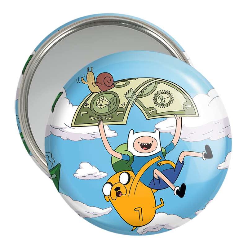 آینه جیبی خندالو مدل جیک و فین وقت ماجراجویی Adventure Time  کد 20857