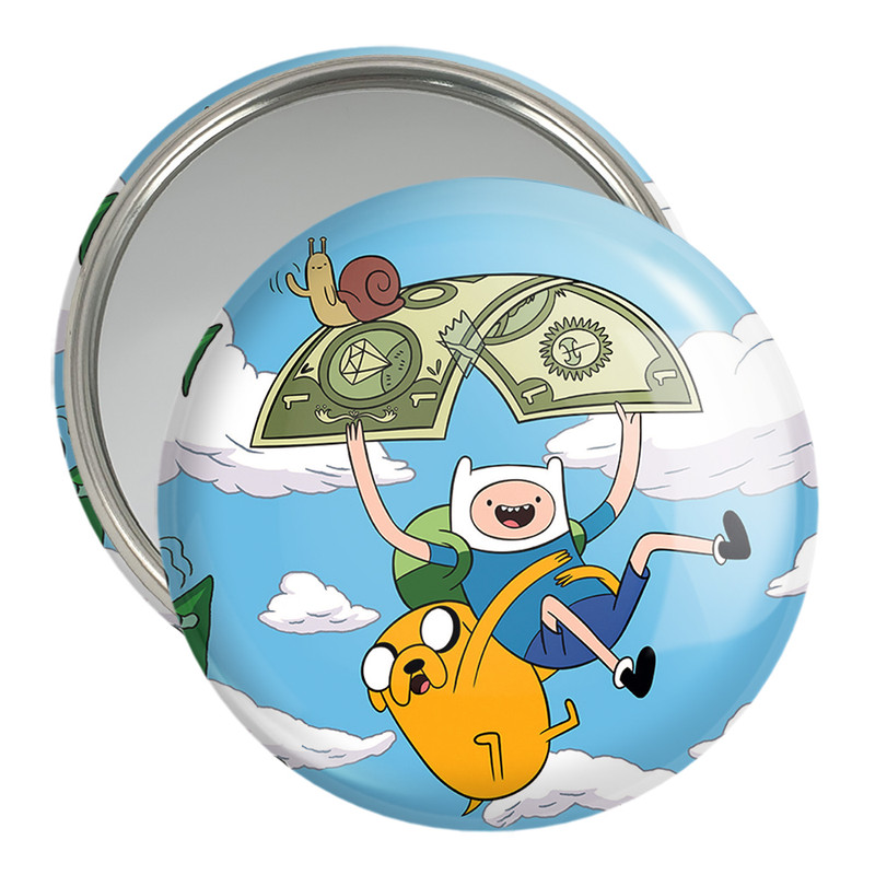 آینه جیبی خندالو مدل جیک و فین وقت ماجراجویی Adventure Time  کد 20857