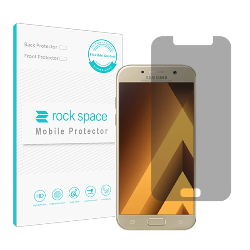 محافظ صفحه نمایش حریم شخصی راک اسپیس مدل HyPRV مناسب برای گوشی موبایل سامسونگ Galaxy A5 2017