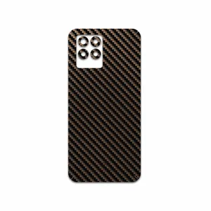 MAHOOT Glossy-Brown-Fiber Cover Sticker for Realme 8 Pro