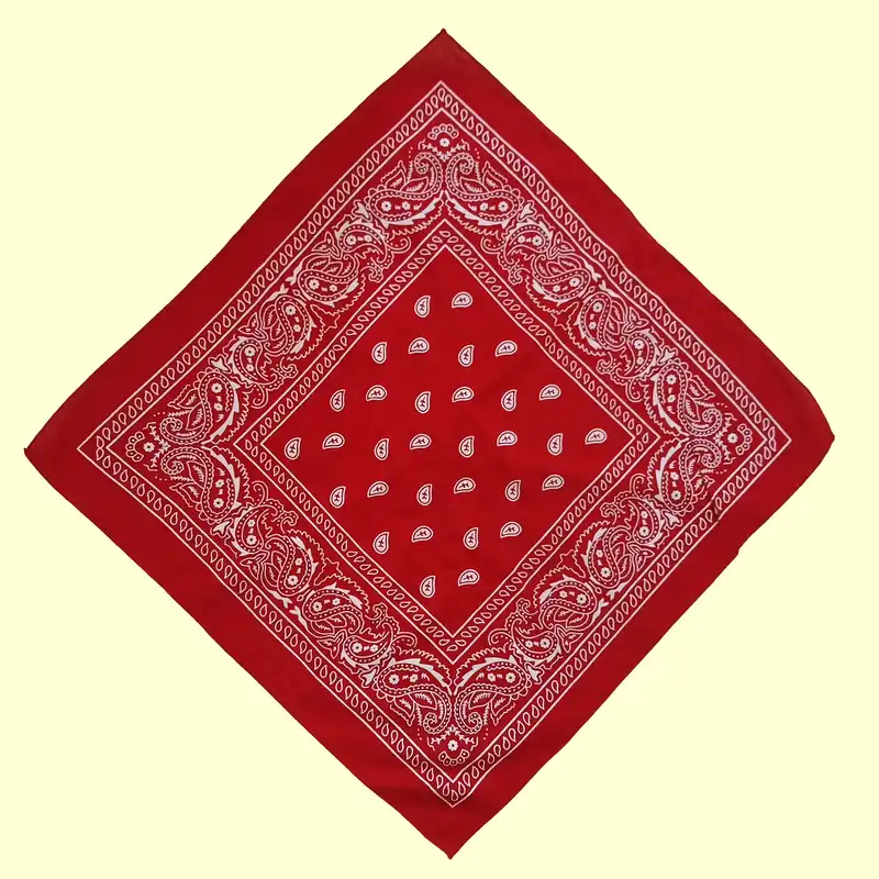 دستمال سر و گردن مدل باندانا بته جقه  01