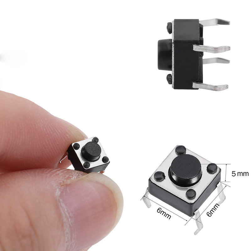 میکرو سوئیچ مدل Vertical-6×6×5-4P