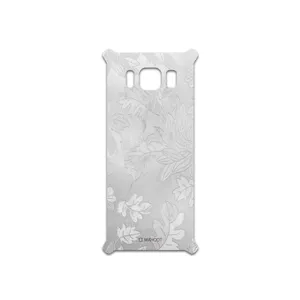 MAHOOT Silver-Wildflower Cover Sticker for Samsung Galaxy S8 Active
