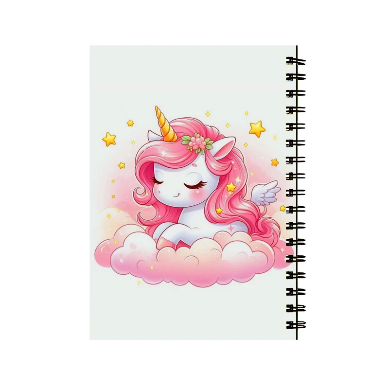 دفتر مشق 50 برگ طرح اسب تک شاخ کد 72