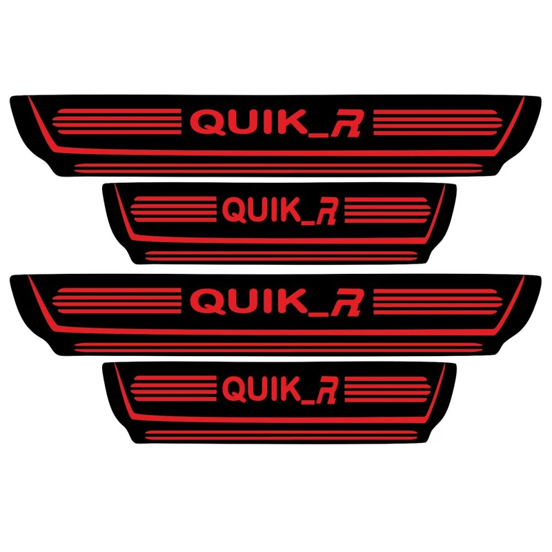     برچسب بدنه خودرو اسپرت غدیر مدل CH RE YA59 A82مناسب برای کوییک R بسته 4 عددی