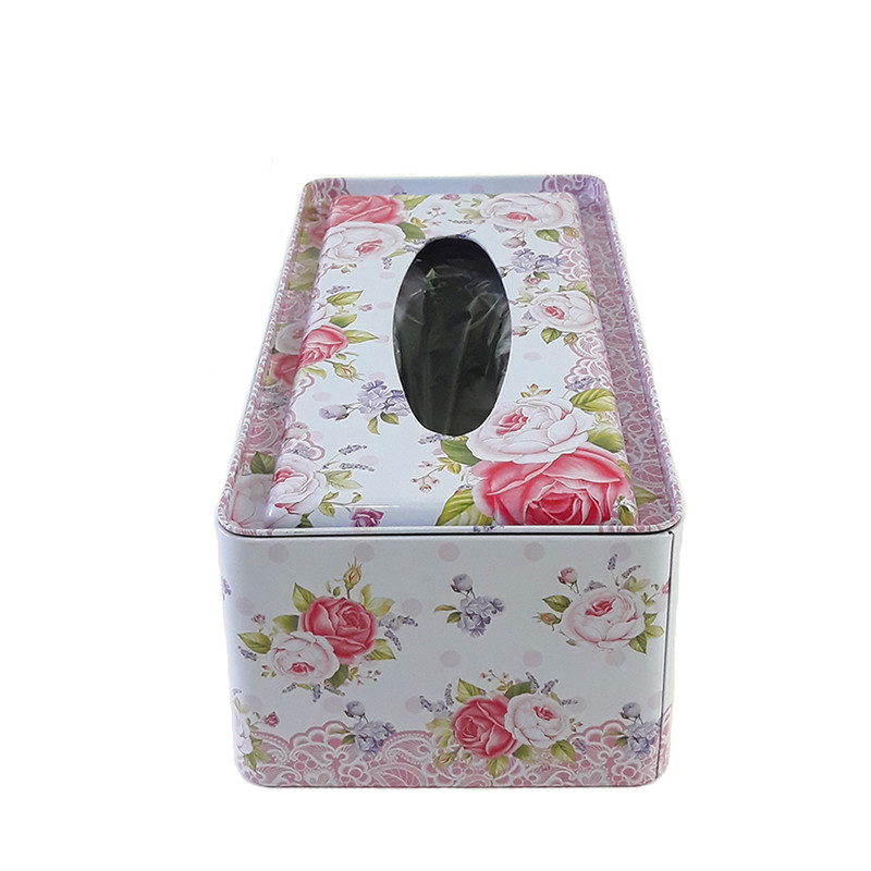جعبه دستمال کاغذی طرح غنچه کد B