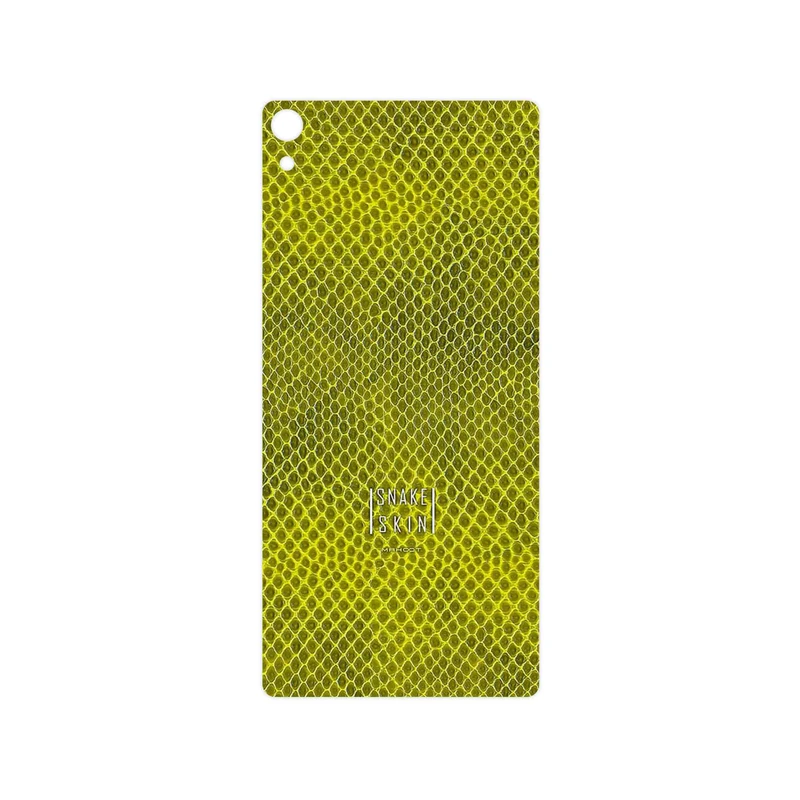 برچسب پوششی ماهوت مدل Yellow Snake Skin مناسب برای گوشی موبایل سونی Xperia XA Ultra