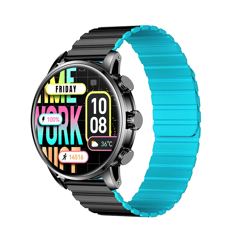 ساعت هوشمند 46 میلی‌متری کیسلکت مدل Smart Calling Watch Kr2 Ltd با بند سیلیکونی