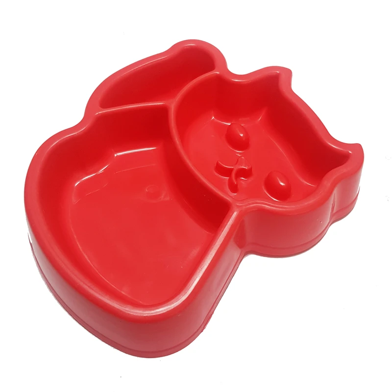 ظرف آب و غذای سگ و گربه طرح گربه کد 45-1