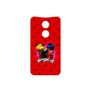MAHOOT Ladybug and Cat Noir Cover Sticker for Motorola Moto X 2014