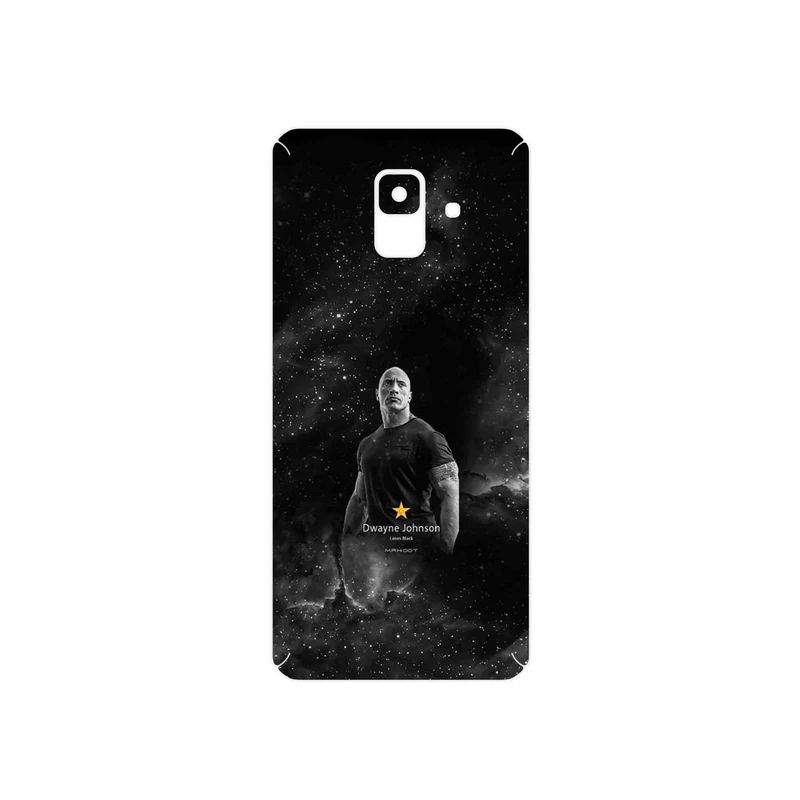 برچسب پوششی ماهوت مدل Dwayne Johnson مناسب برای گوشی موبایل سامسونگ Galaxy A6 2018