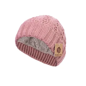 کلاه بافتنی مدرن هت مدل داخل خز مارپیچ کد 10597