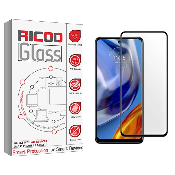محافظ صفحه نمایش شیشه ای ریکو مدل RC مناسب برای گوشی موبایل موتورولا E32s