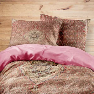 سرویس روتختی مدوپد طرح فرش بیجار لچک و ترنج مدل C-bijar33 یک نفره 4 تکه