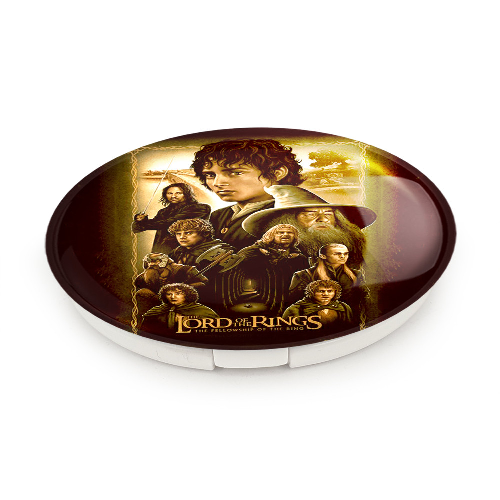 آینه جیبی خندالو طرح ارباب حلقه ها Lord of the Rings مدل تاشو کد 4554