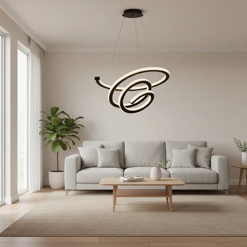 لوستر 2 شعله نور از ما رشکان مدل MARPICH.H2