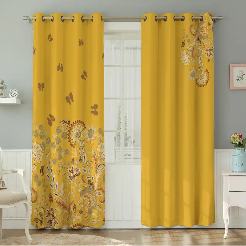 پرده نیروانا طرح مدرن مدل مخمل کد 4907 سایز 140×280 سانتی متر