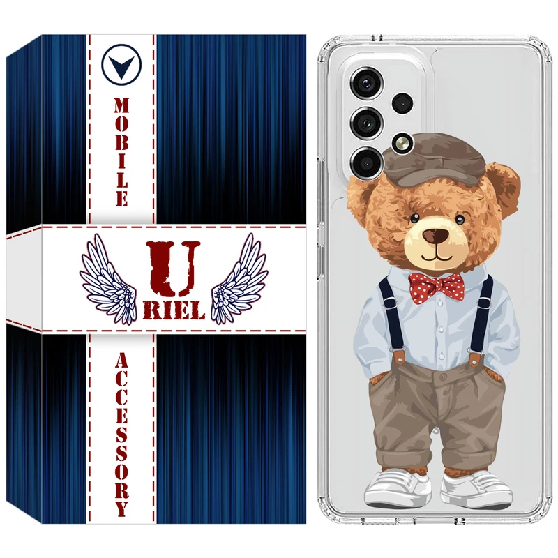 کاور یوریل مدل Clear کد 41 طرح تدی مناسب برای گوشی موبایل سامسونگ Galaxy A23 4G