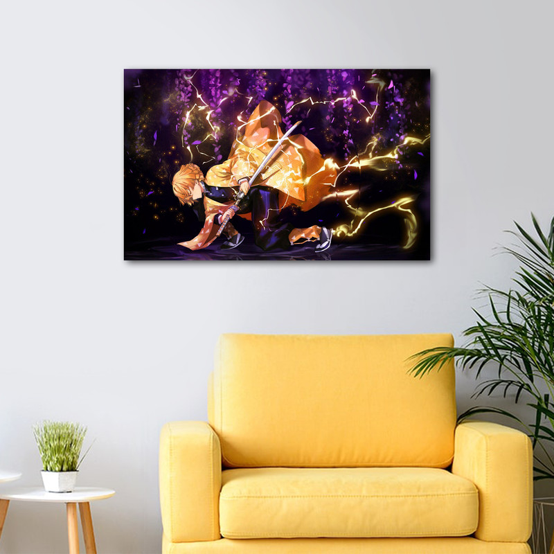 تابلو شاسی عرش مدل انیمه شیطان کش Demon Slayer کد As2565 تابلو شاسی عرش مدل انیمه شیطان کش Demon Slayer کد As2565