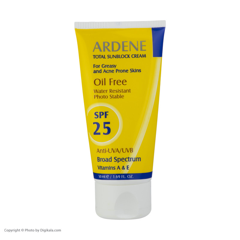کرم ضد آفتاب آردن مدل SPF25 حجم 50 میلی لیتر کرم ضد آفتاب آردن مدل SPF25 حجم 50 میلی لیتر